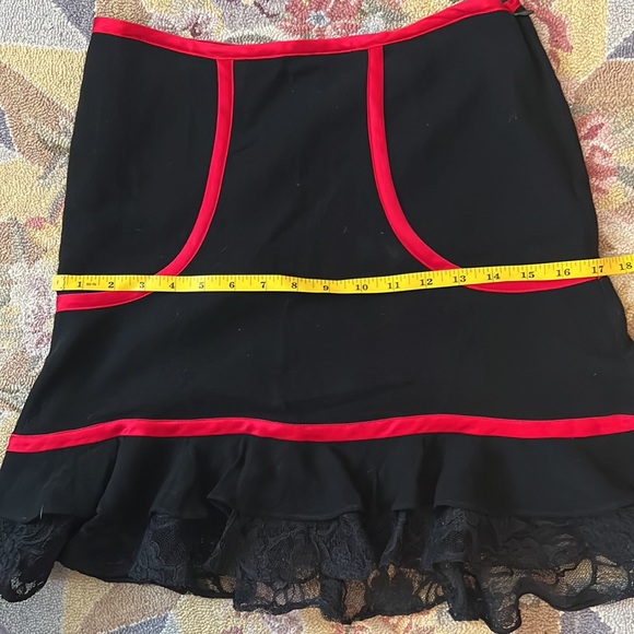 VINTAGE BETSEY JOHNSON MINI SKIRT S M 28” - Picture 4 of 6